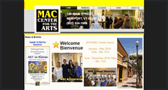 Desktop Screenshot of maccenterforthearts.com